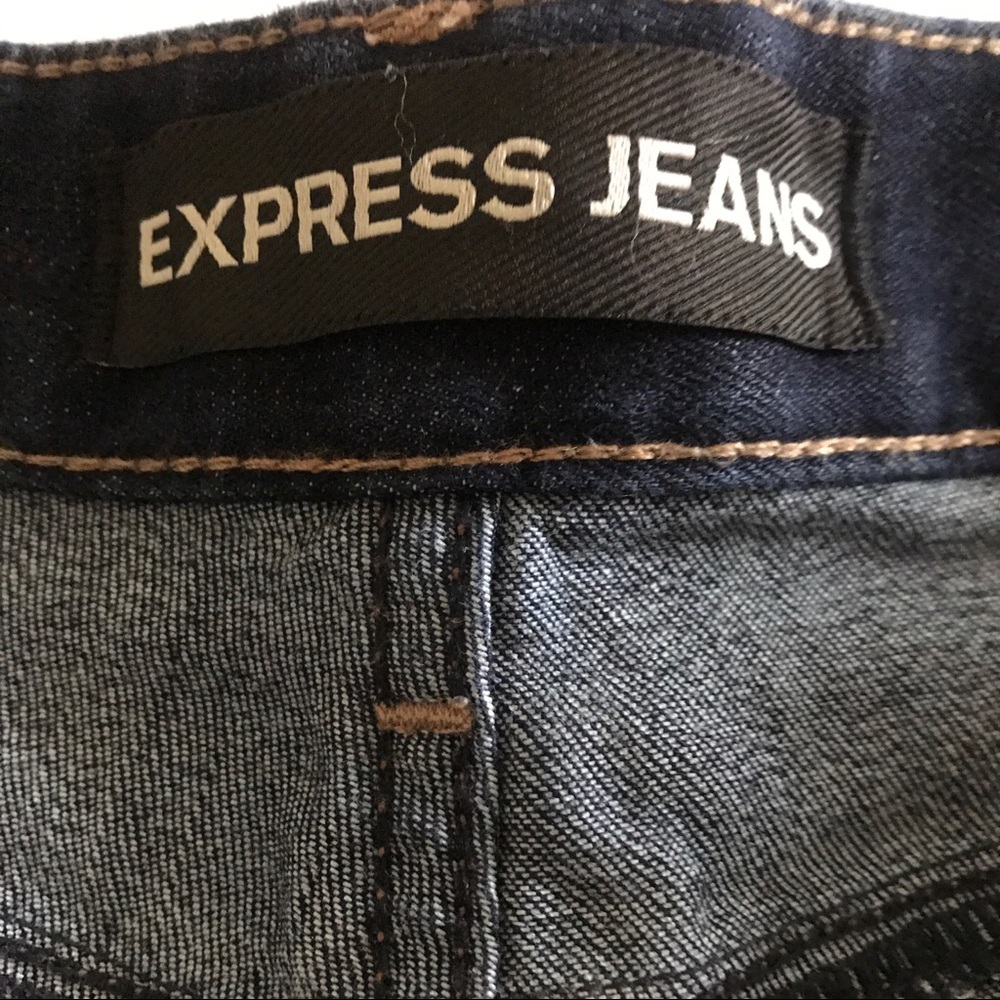 EXPRESS | Low Rise Barely Boot Jeans - Picture 3 of 6